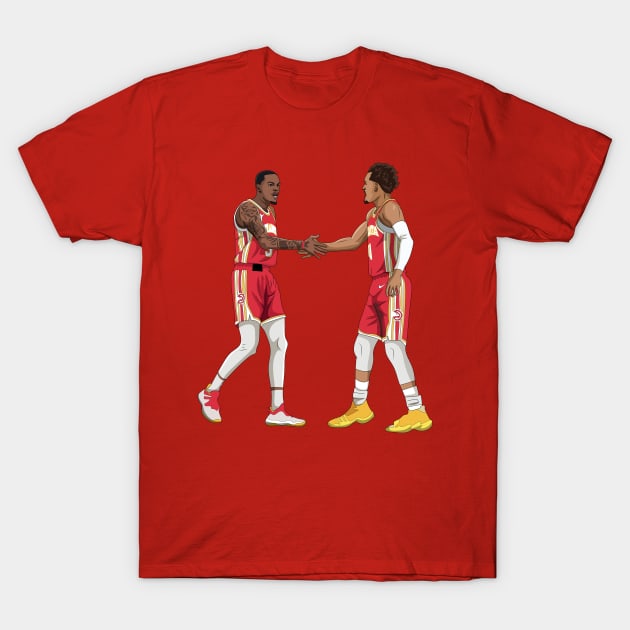 Dejounte Murray x Trae Young T-Shirt by xavierjfong